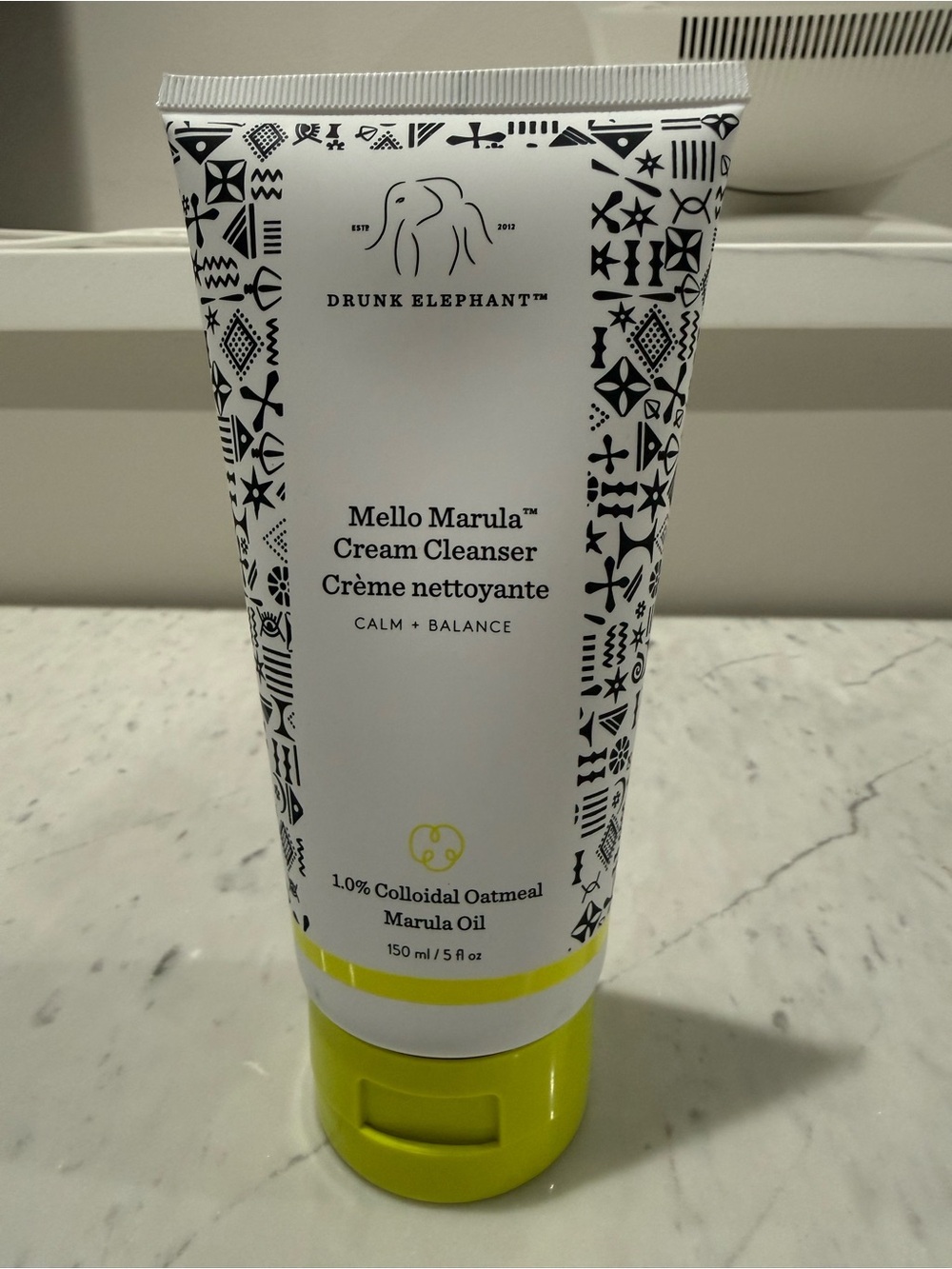 Drunk Elephant Mello Marula Cream Cleanser - White & Lime brand new w/out box